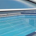 Abri de piscine transparent