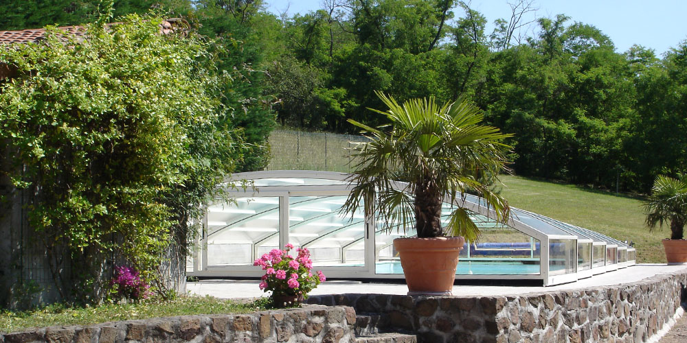 Abri bas de piscine Génie