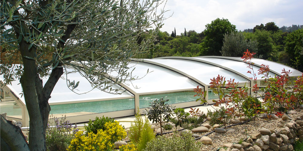 Abris de piscine bas Génie