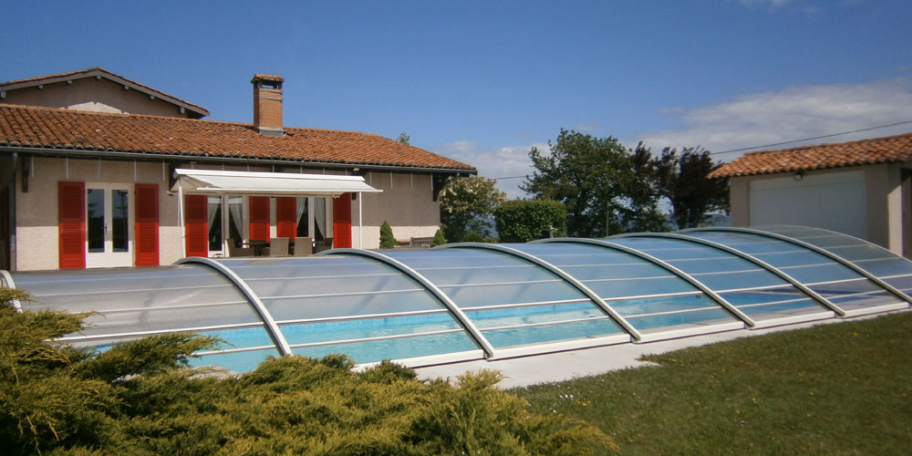 Abri bas de piscine transparent MAgic